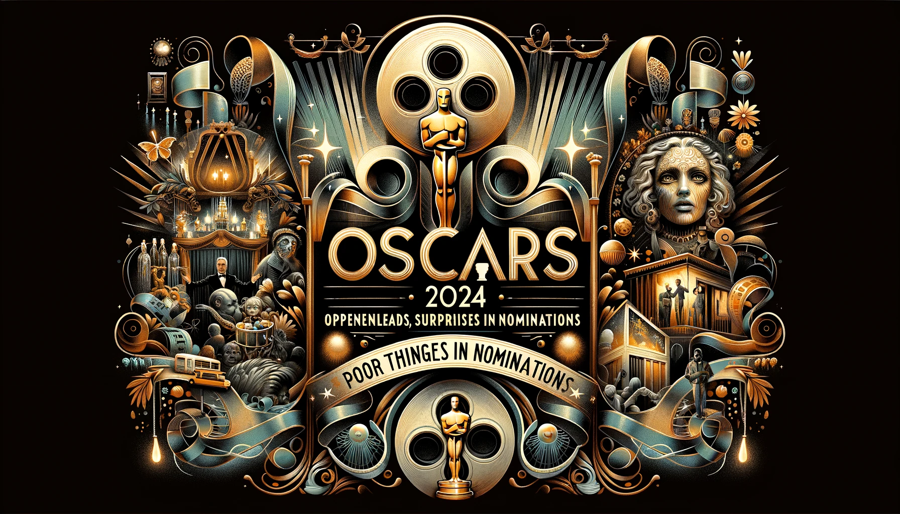 Oscar nominations 2024 list of Oscar nominations Academy Awards